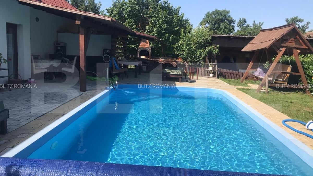 Casa Moderna cu Piscina, Foisor si Teren Generos-Teaca - 4