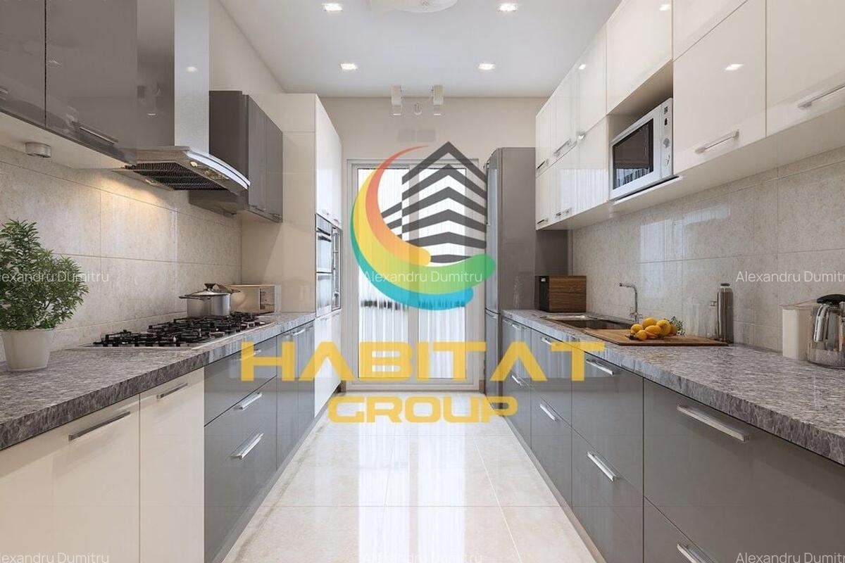 2 camere Mihai Bravu Decomandat la parter cu curte 88 mp - 15