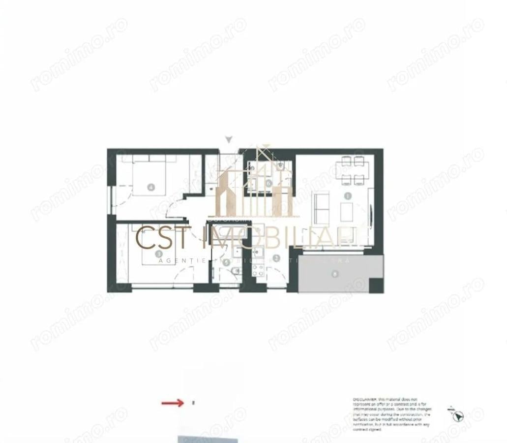 Apartament cu 3 camere, 2 bai si balcon PALTIM, Timisoara - 2 Apartament cu 3 camere, 2 bai si balcon PALTIM, Timisoara - 2