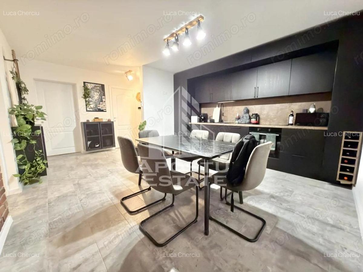 Apartament cu 3 camere mobilat si utilat, dressing si debara in Giroc. - 2