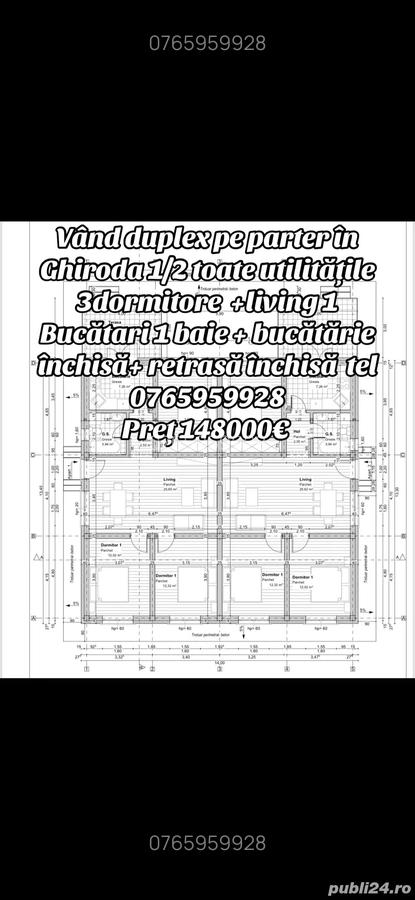 Proprietar vand duplex pe parte in Ghiroda - 1