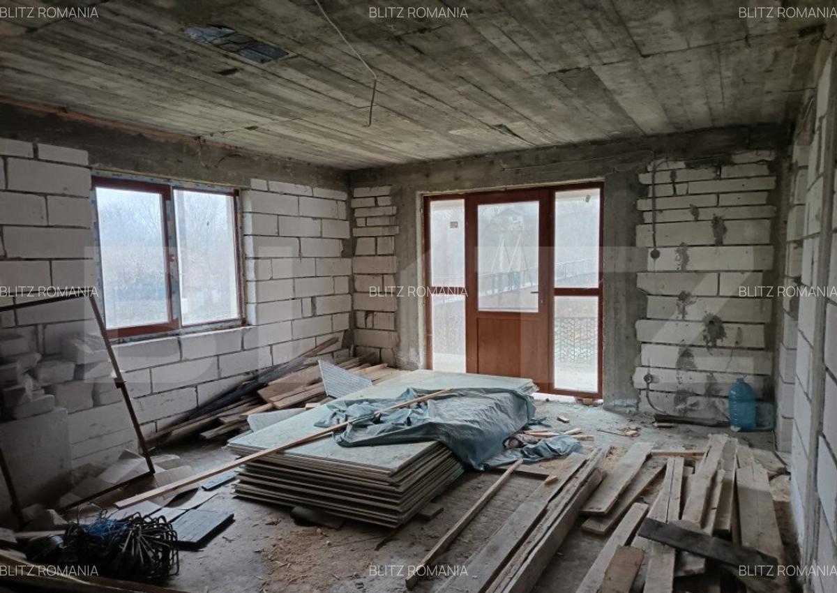 Casa 4 camere, nefinalizata interior, Gura Vitioarei-Faget. - 7