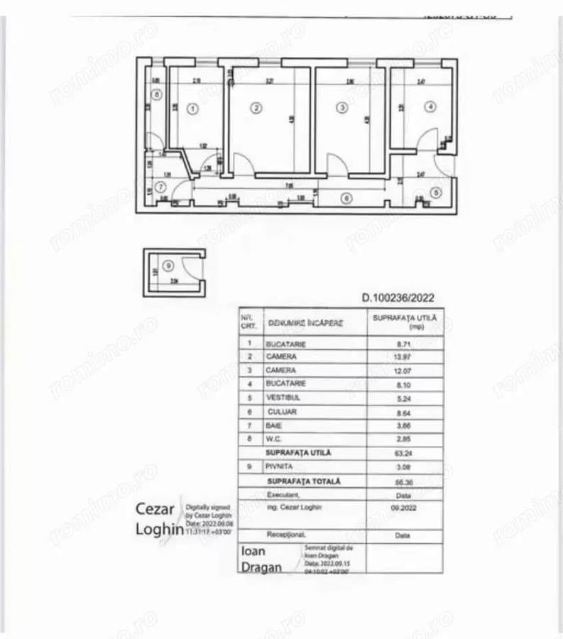 De vanzare apartament 3 camere zona Gara de Nord cu Basarab Titulescu - 10
