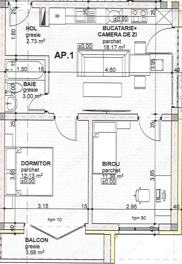 Apartament cu 3 camere in Bloc Nou Bistrita - 4