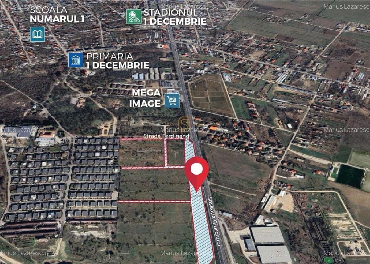 Teren intravilan, Comuna 1 Decembrie, Green City, deschidere la DN5 - 3