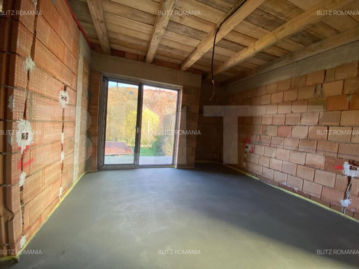 Casa P+E semifinisata cu panouri solare si pompa de caldura zona Roata Faget - 16