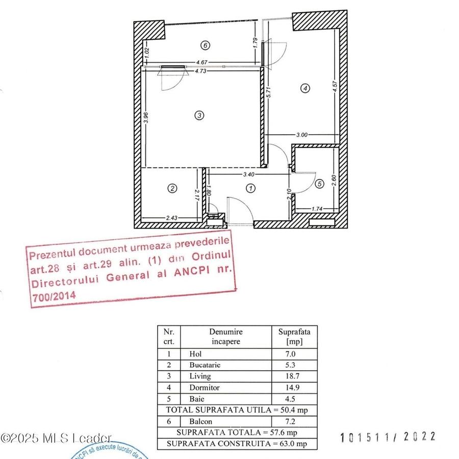 Floreasca, One Verdi Park, apartament 2 camere, 57,6 mp - 10