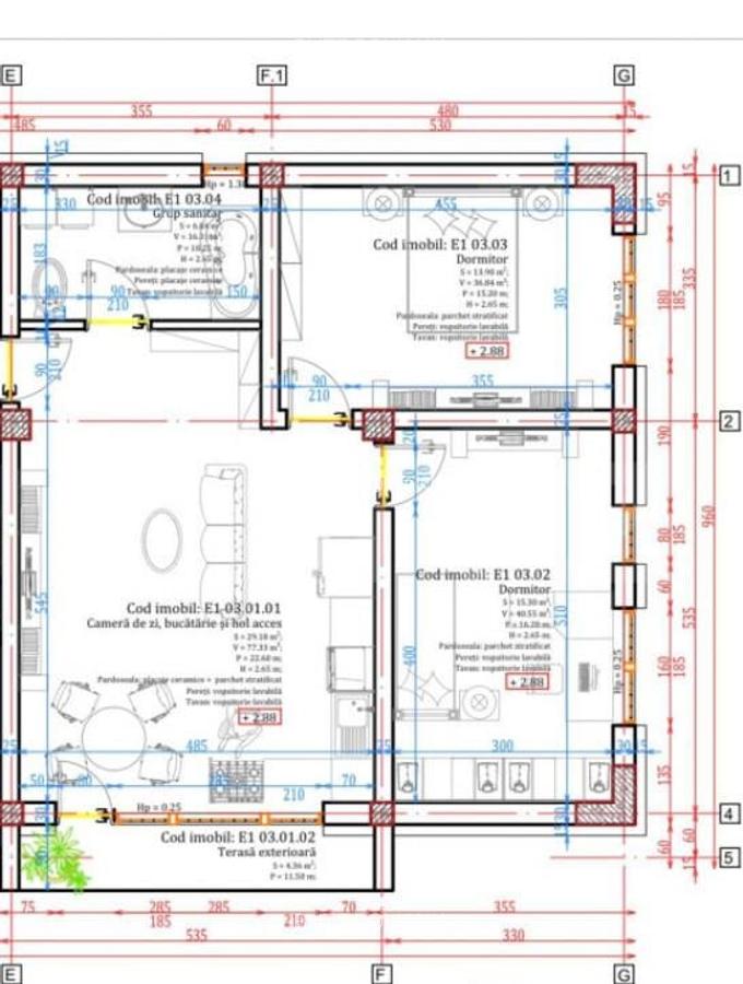 Apartament 3 camere, finisat lux, bloc nou, zona Spitalului - 2
