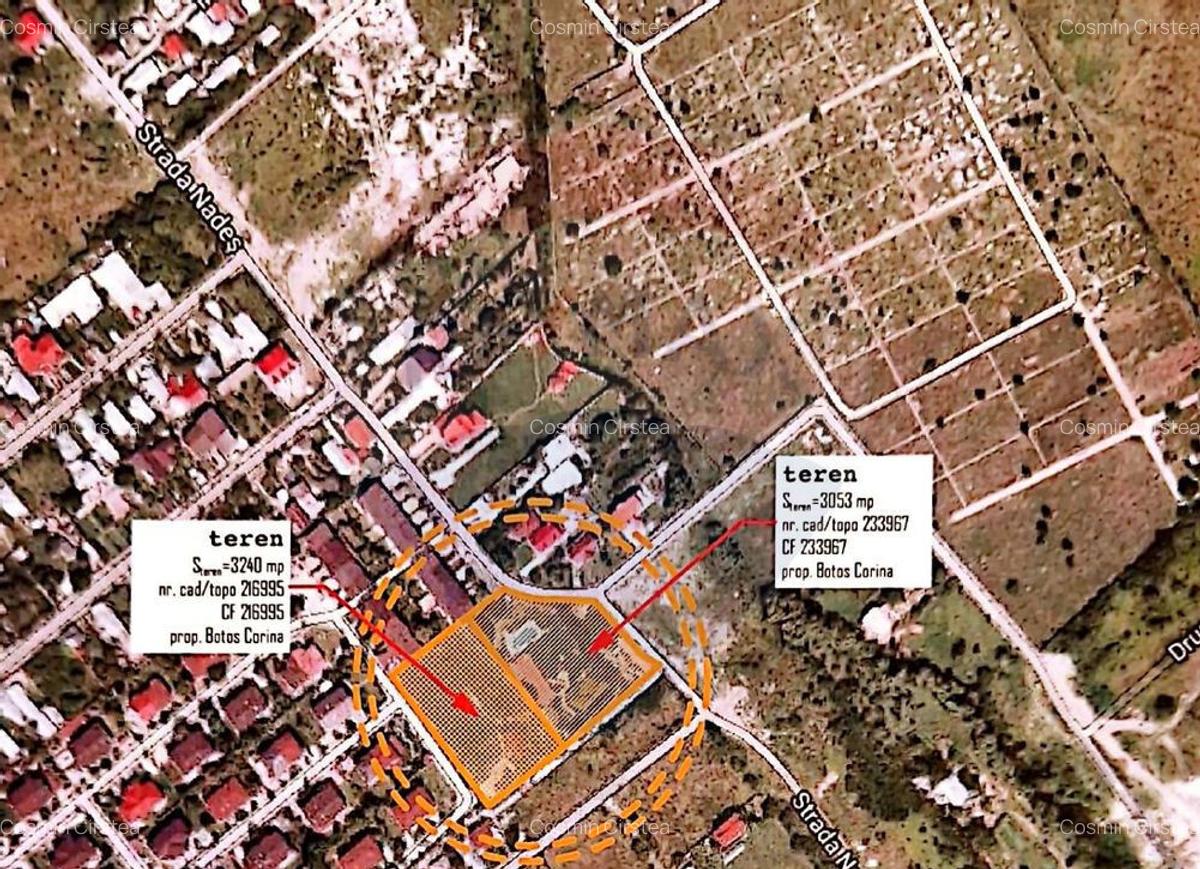 DE VANZARE Teren 6300mp Strada Nades - 2