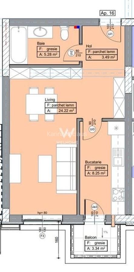 Apartament o camera cu bucatarie separata  - Selimbar/Sibiu - 4