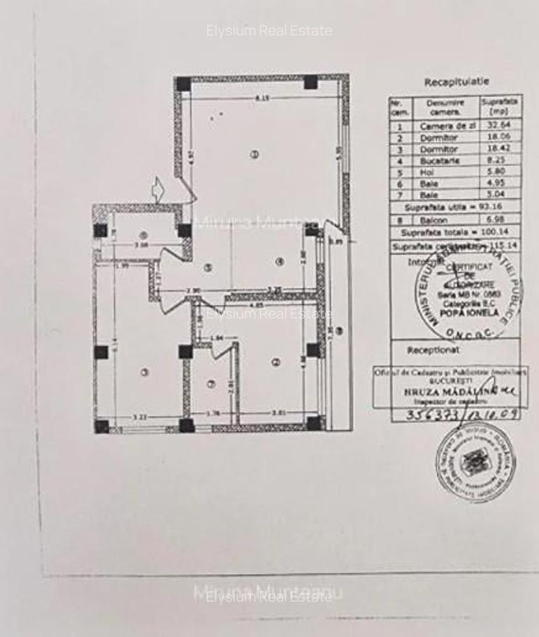 Apartament de vanzare 3 camere Stefan cel Mare - 28