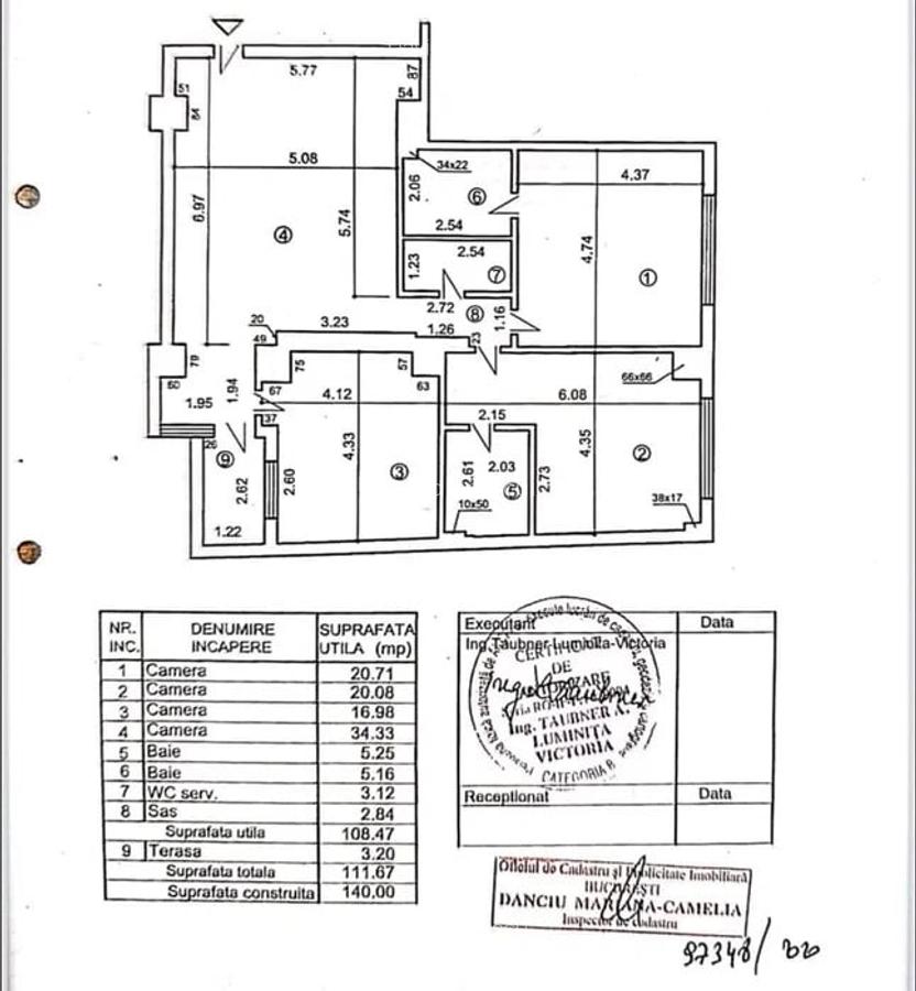 Comision 0! Apartament 4 camere Dorobanti bloc nou, metrou 5 min, parcare - 8