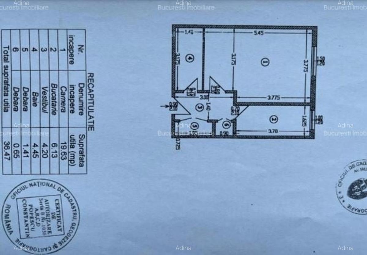 Timpuri Noi metrou Nerva Traian,bl.reabilitat, et.5/8, decomandata,mobilata - 6