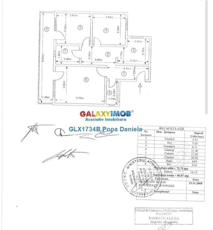 Vanzare apartament 3 camere decomandat, loc de parcare, mobilat - 13