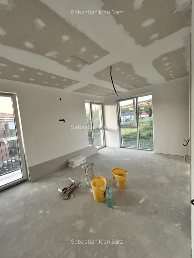 Duplex semifinisat Chinteni 120mp utili in ansamblu privat de case - 10