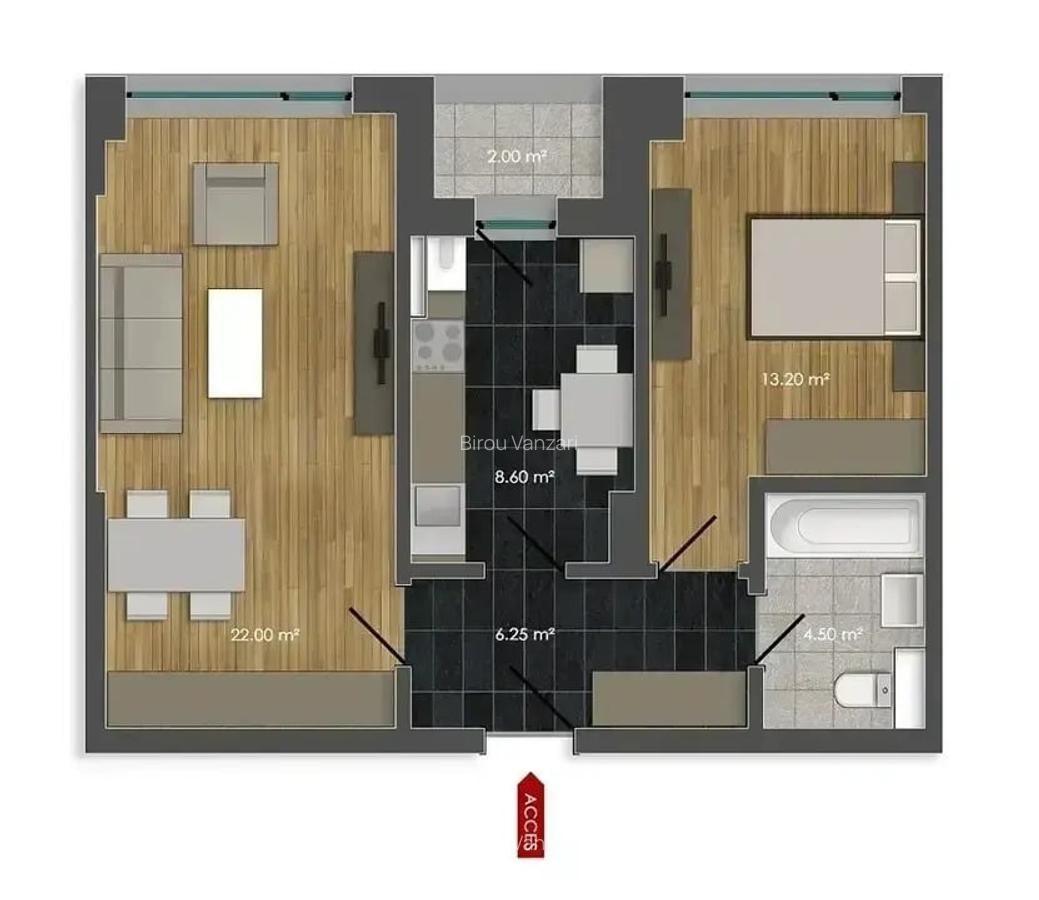 Apartament cu 2 camere în Prelungirea Ghencea - 18