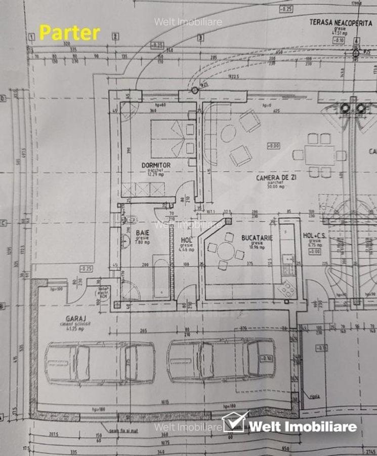 Casa cuplata cu doua unitati locative, Tauti, D+P+1+Pod, SU 255 mp, teren 400 mp - 1