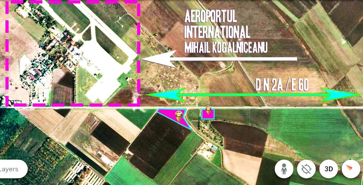 Teren de inchiriat 10200 mp DN2A E60 Mihail Kogalniceanu - 1