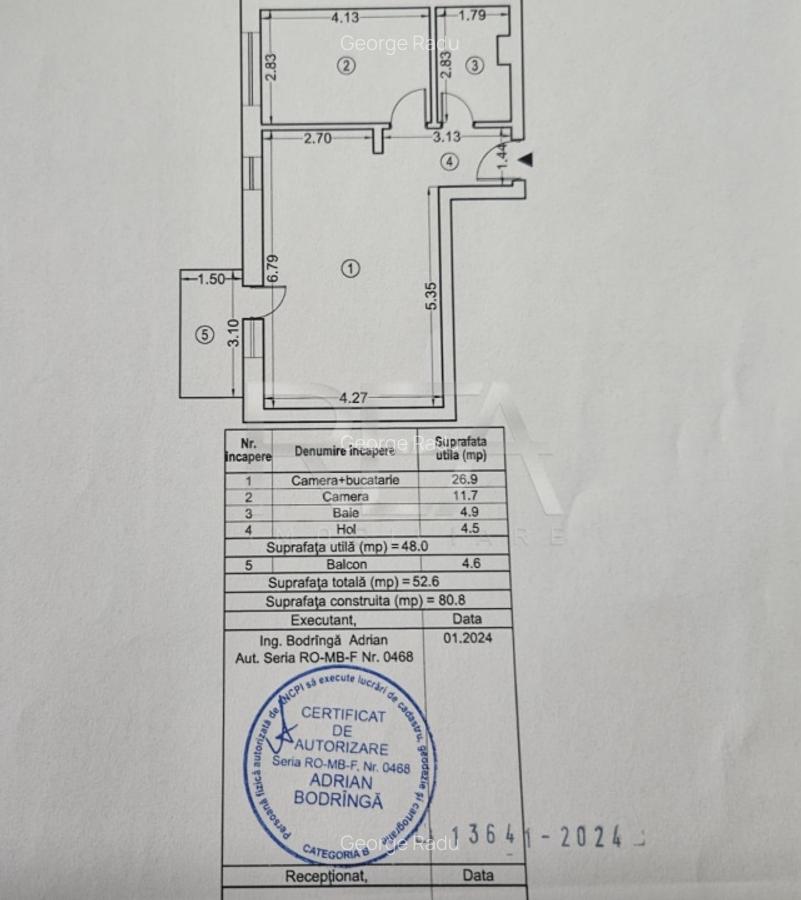 Apartament 2 Camere | Exigent Plaza Faza 5 | ETAJ 1 | Mobilat si Utilat | - 18