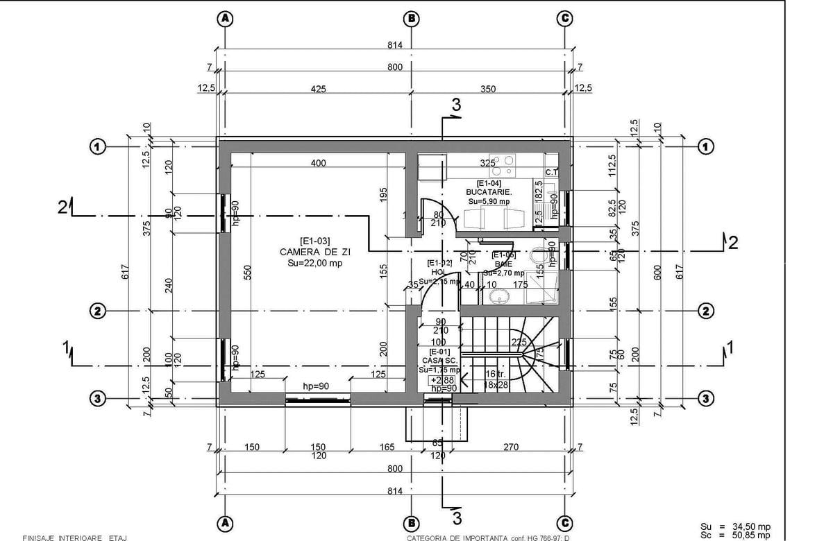 Imobil nou cu doar 3 garsoniere. Proiect 2025 cu autorizatie constructie - 3