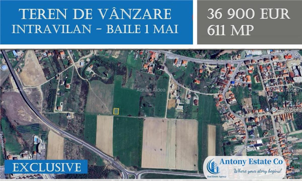 Teren intravilan de - Baile 1 Mai, Sanmartin - 1