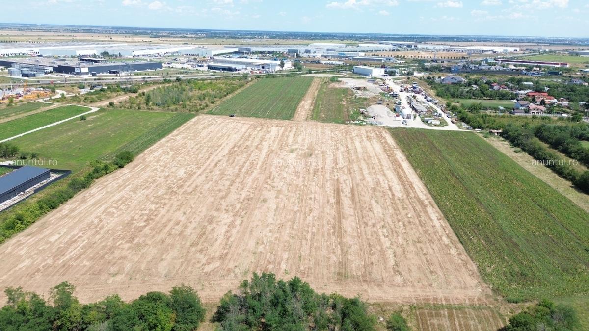Teren Bolintin-Deal 2,5ha, deschidere 100 m, langa autostrada, acces rapid la A0 - 2