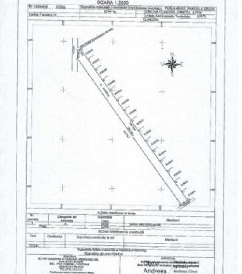 De vanzare, Teren intravilan, 2 fronturi, 6054mp, Clinceni - 1