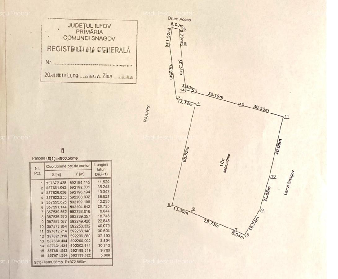 Teren 4800mp | Padurea Snagov | Deschidere larga la Lacul Snagov | Investitie - 8