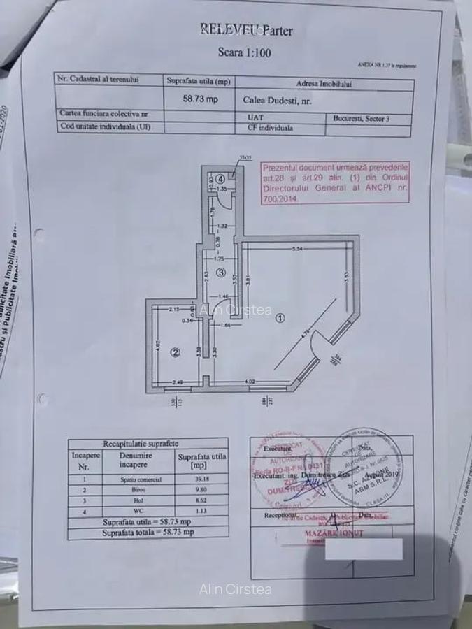 Oportunitate Spatiu Comercial-Casa S+P+1 | Teren 129 mp| Calea Dudesti - 7