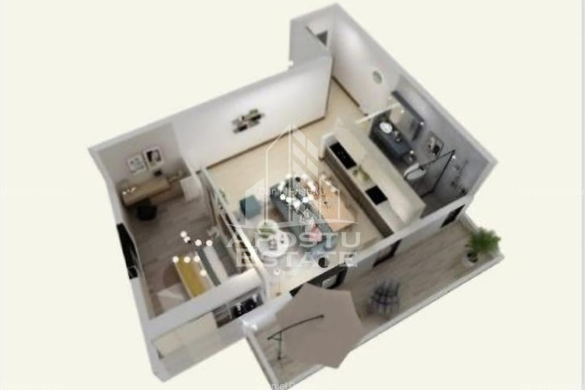 Apartament cu 2 camere semidecomandat în Torontalului - 5