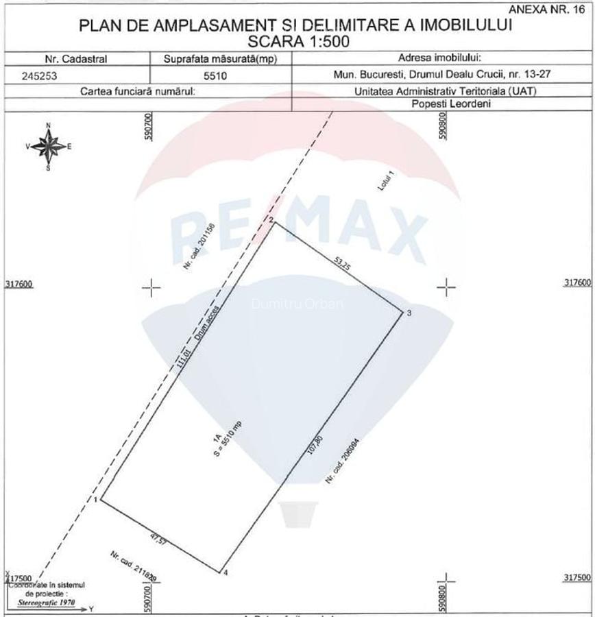Teren Construcții intravilan de 5510 mp, în P-ța de Gros - 9