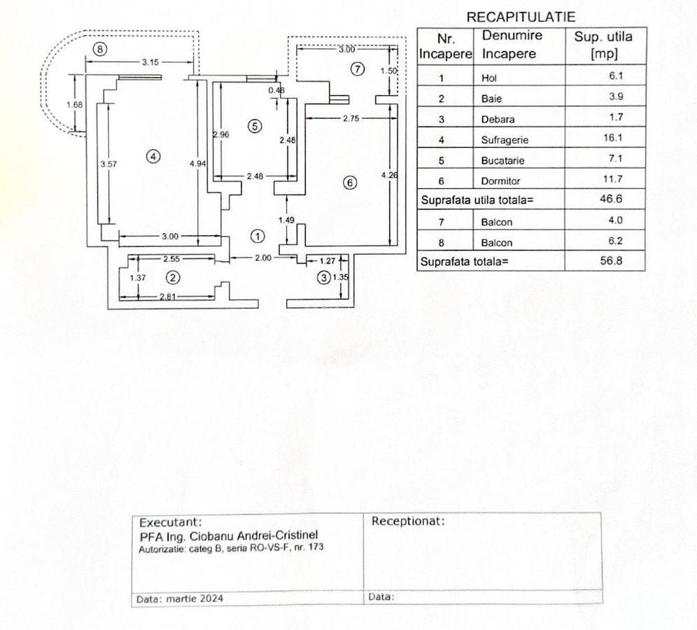 Apartament 2 camere Gara - Billa - 7