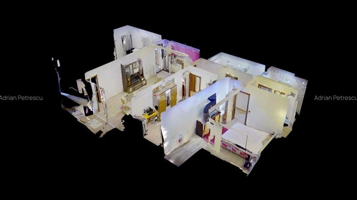 Apartament cu 3 camere decomandat, mobilat în Tractorul - 12