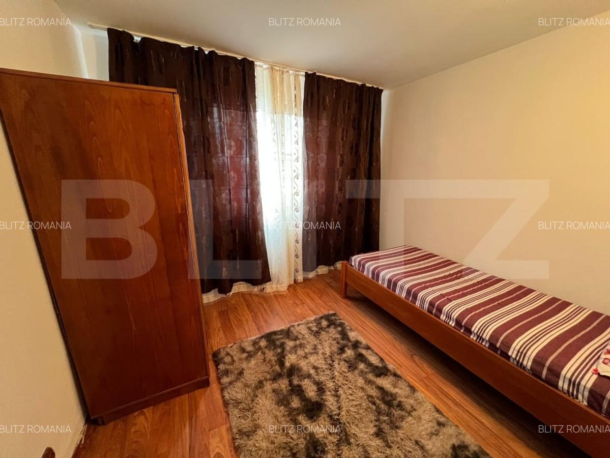 Apartament spatios cu 4 camere, 76 mp, complet mobilat si utilat, zona 9 Mai - 9