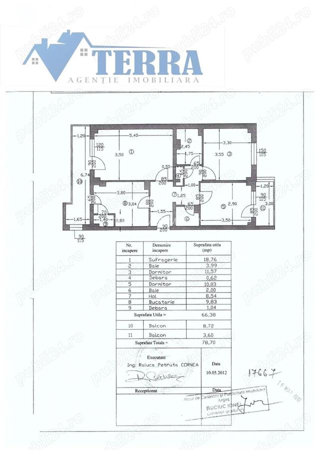 Luminos, spa?ios, ultracentral - Apartament 3 camere, 78 mp Mioveni - 5