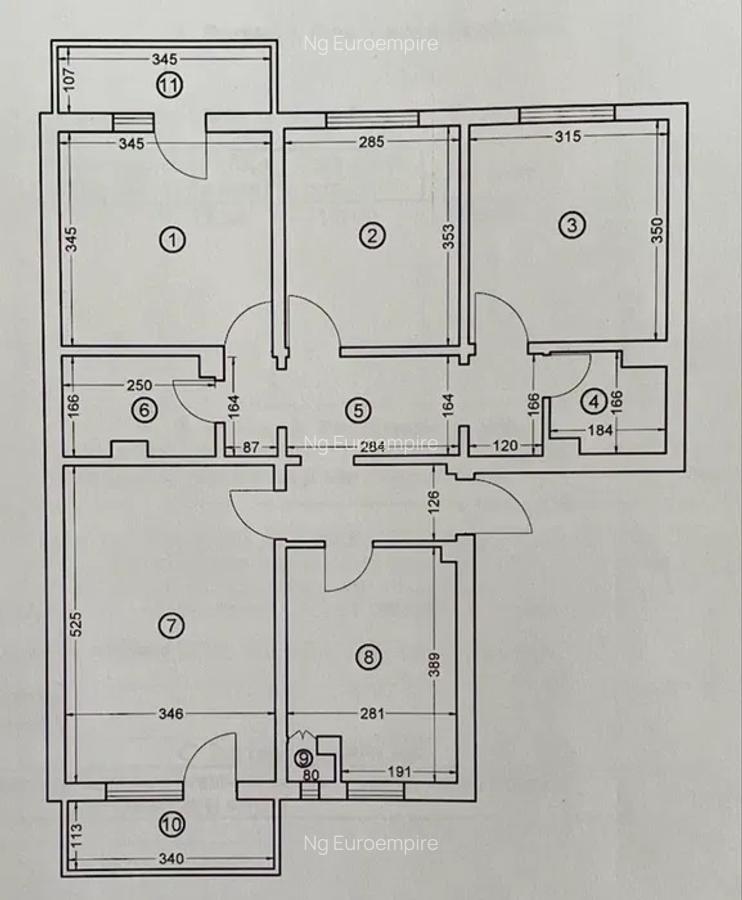 Apartament cu 4 camere Inel 1 - 4