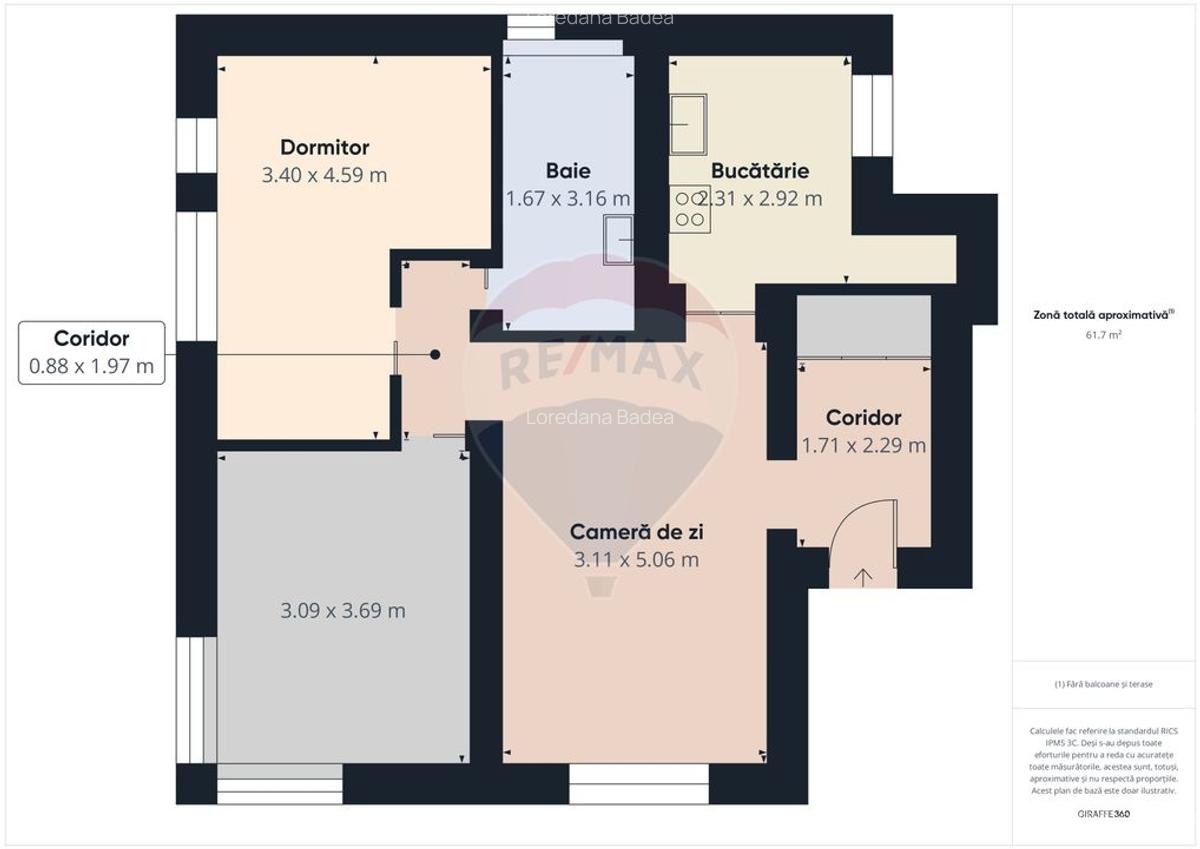 Apartament 3 camere Vila interbelica consolidata Calea Calarasilor - 19