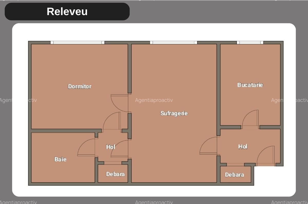 Apartament cu 2 camere, cartier Țiglina I, parter. - 4 Apartament cu 2 camere, cartier Țiglina I, parter. - 4