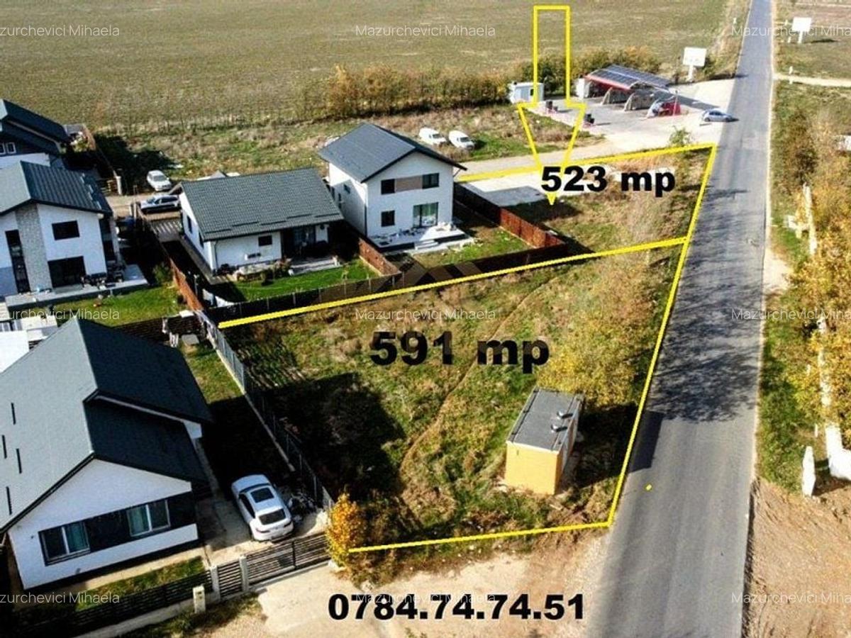 Teren INTRAVILAN la soseaua principala - comuna Berceni - 2