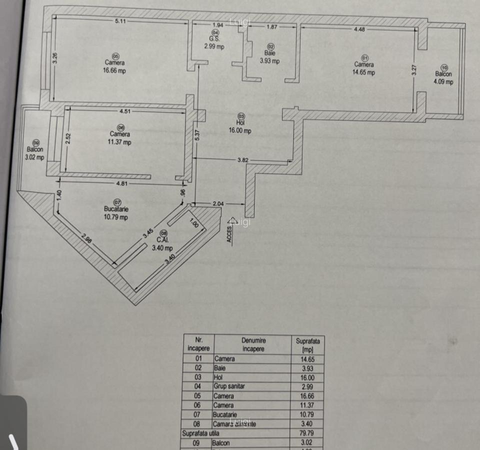 Apartament 3 camere 87mp Circumvalatiunii + boxa - 1