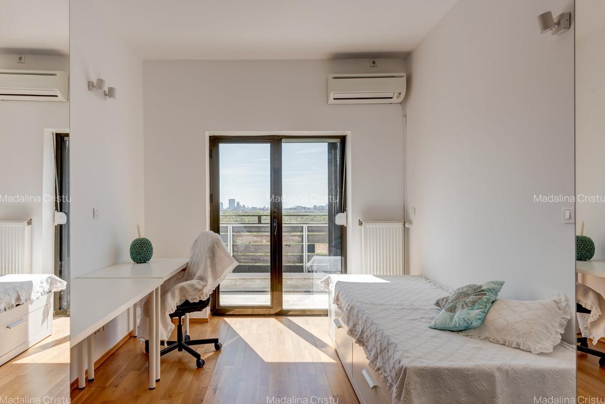 Apartament 3 camere penthouse cu vedere splendida, Baneasa Natura Residence - 12