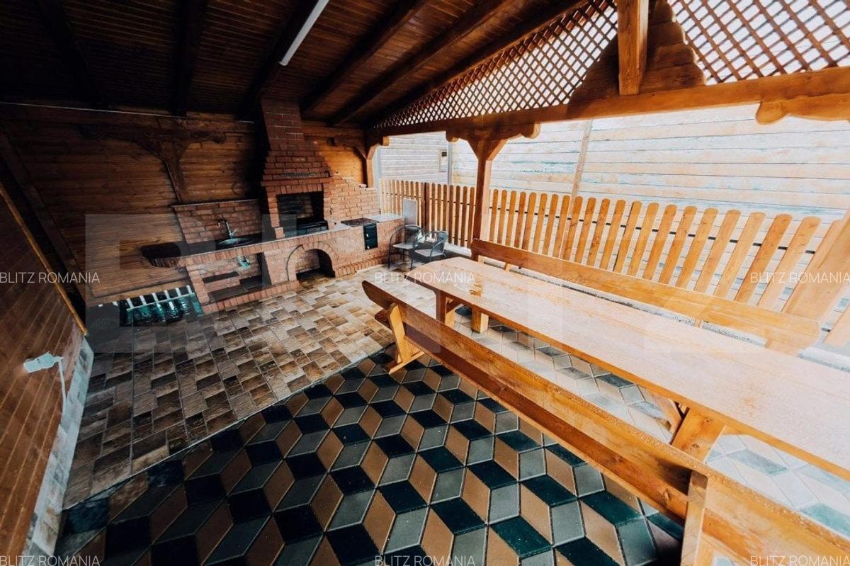 Cabana rustica,4 camere,90mp utili,foisor,gratar,teren 182mp,zona Baile Figa - 7