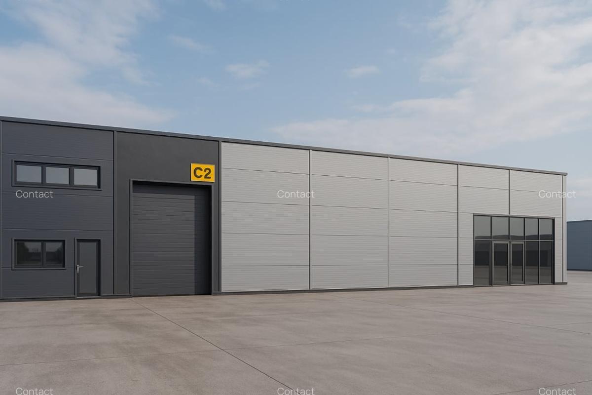 Hala industriala cat. A 400mp + 200mp birouri zona industriala Vest - 1