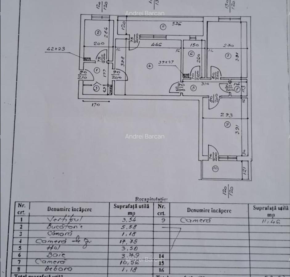 Locuinta perfecta in Dristor - apartament 3 camere, 69 mp, mobilat si utilat - 13