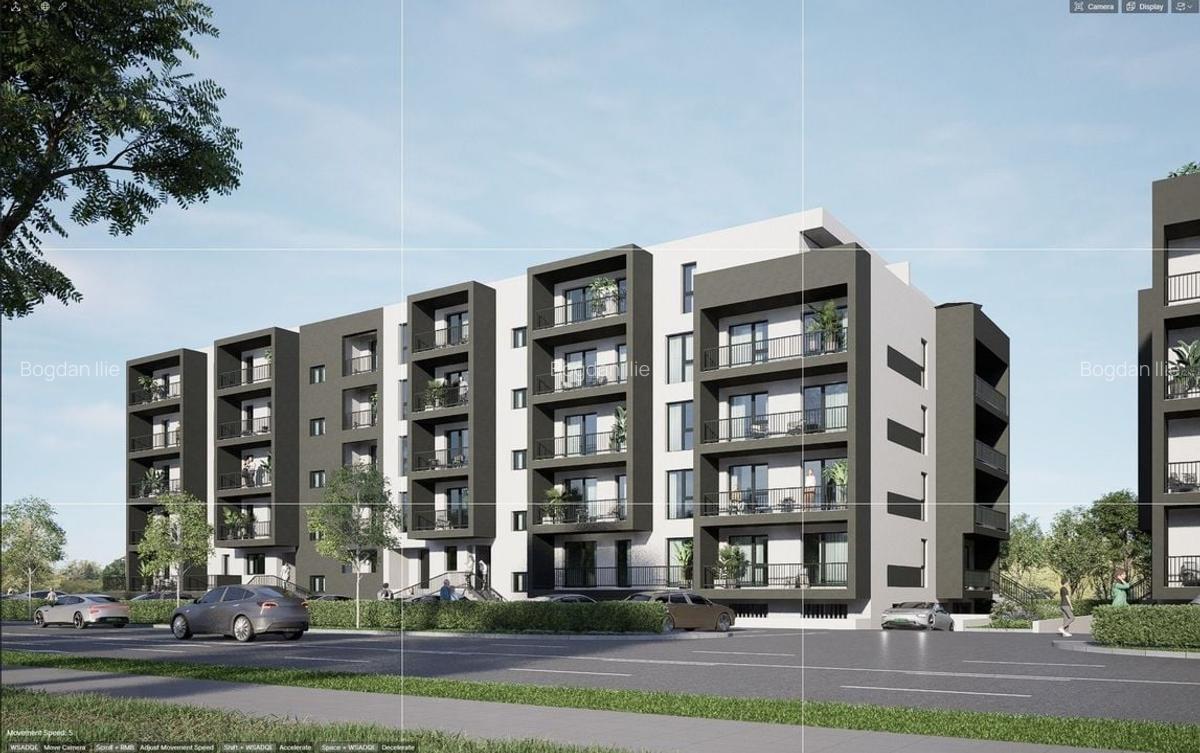 AP. 2 CAM. CU LIVING OPEN SPACE. PROIECT PREMIUM - BLOC P+4! - 3