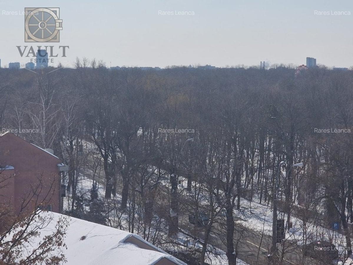 Apartament cu vedere la lacul Herastrau - mobilier lemn masiv - parcare - boxa - 3