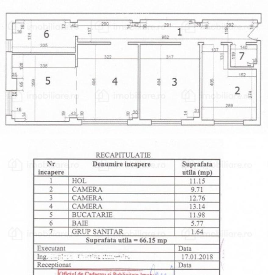 Apartament cu 3 camere la 8 min. de metrou 1 mai - 1