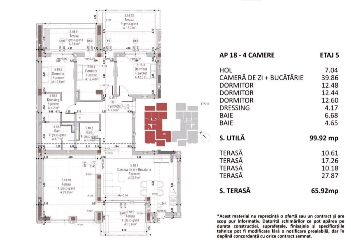 Ansamblu rezidential cu apartamente de 3 si 4 camere,  A. Muresanu - 19
