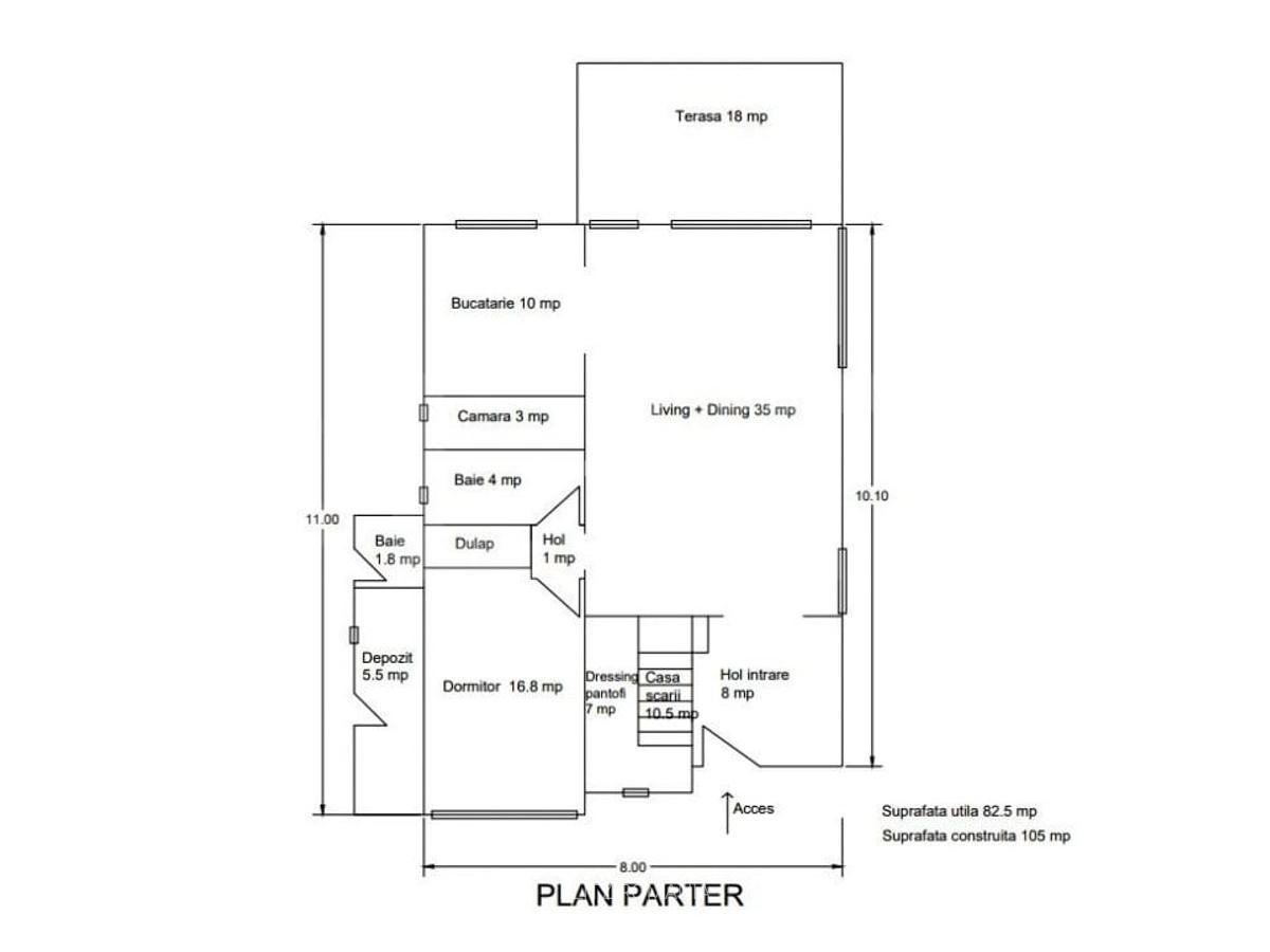 Casa individuala la cheie: 5 camere, 165 mp utili, 600 mp teren,  zona Oasului - 17