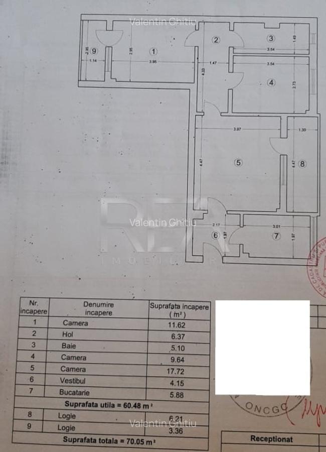 3 camere - Baba Novac - centrala - 6